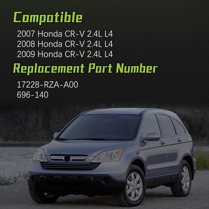 VINMS 17228-RZA-A00 Air Intake Hose Tube With Clamps for 2007 2008 2009 Honda CR-V 2.4L L4 696-140 - Image 2